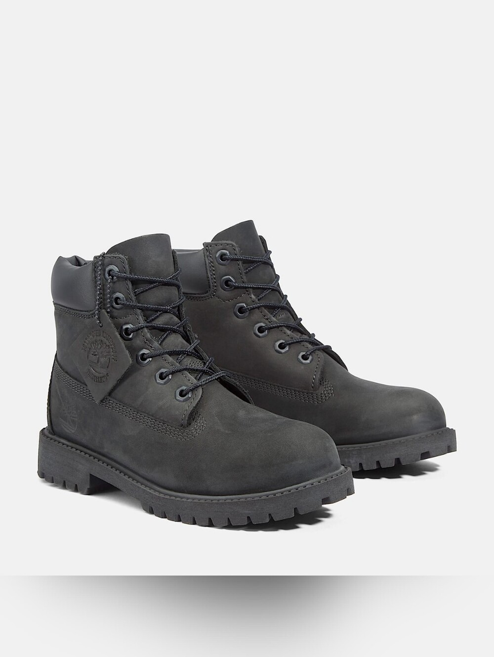 Black Leather Timberland Boots